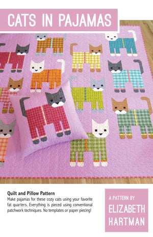 Cats in Pajamas Quilt Kit - Elizabeth Hartman
