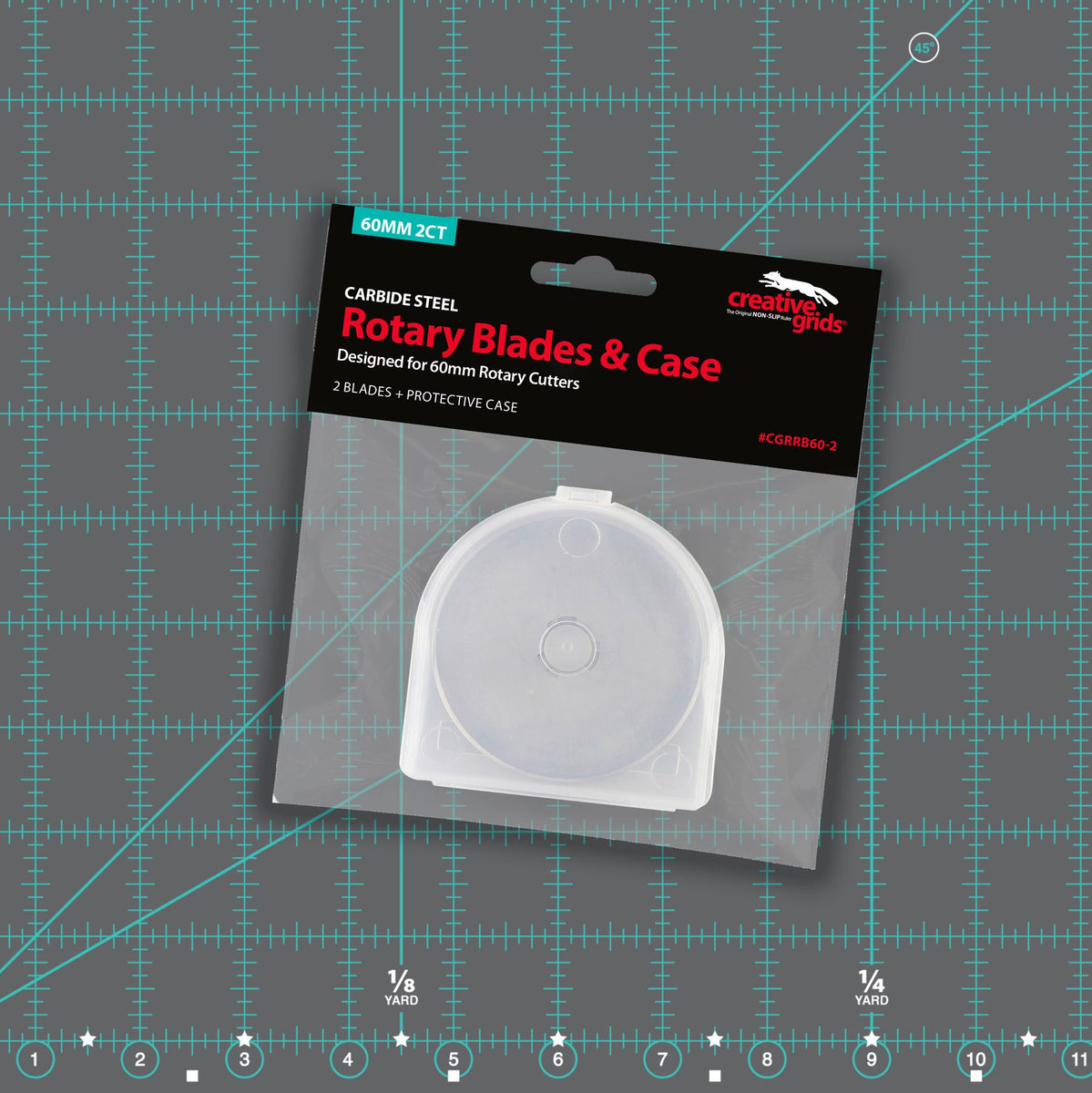 Creative Grids 2 pack 60mm Rotary Cutting Blade Creative Grids