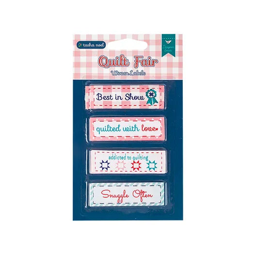 Quilt Fair Tasha Noel Woven Labels Rainbow Stash