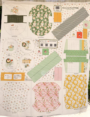 Memories Zipper Pouch Panel - Minki Kim Riley Blake Design