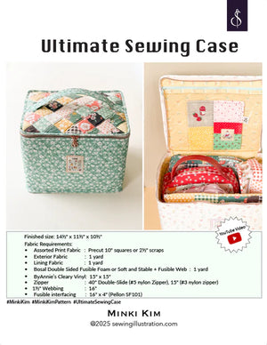 Minki Kim Ultimate Sewing Case - Sewing Illustration