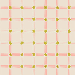 Geo Bloom Floral Crosswave (FQ) - Sewcial Bee Collective Art Gallery Fabrics