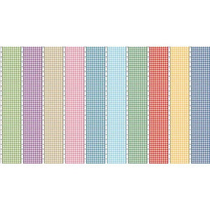 Simple Pleasures Gingham Stripe Multi Skinny Quarter - American Jane Riley Blake Designs