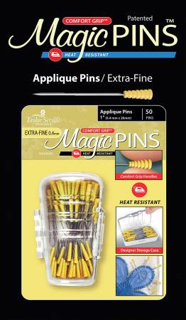 Applique Pins Extra Fine 0.4mm X 26mm (50) -Taylor Seville Magic Pins