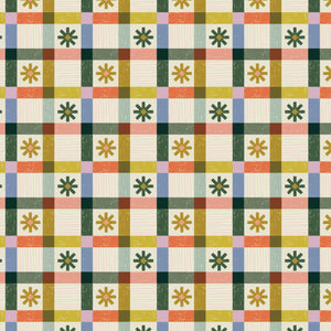 Folk Floral Multi Floral Frenzy(FQ) - Samantha Johnson Cloud 9 Fabrics