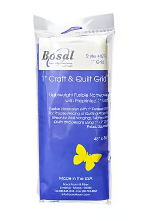 Quilter's Grid 1 Inch Fusible Interfacing - Bosal Foam and Fibre