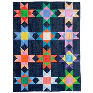 Eight Point Star Quilt Pattern for Ruby & Bee Blenders - Heather Ross for Windham Fabrics