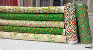 Heather Ross Bundle Green Fingers (7)- Heather Ross Windham Fabrics