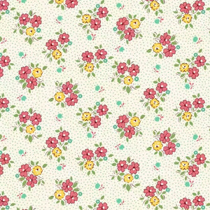 Pink Floral Aunt Grace Goes Scrappy - Judie Rothermel for Marcus Fabrics