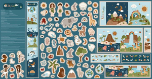 Created With Love Felt panel - Jennifer Long (Bee Sew Inspired)