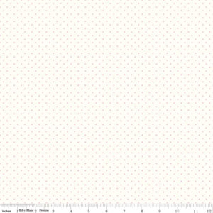 Swiss Dot Le Creme Baby Pink - Riley Blake Design