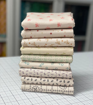 Gentler Times Backgrounds Half Yard Bundle (9) - Lori Holt for Riley Blake Designs