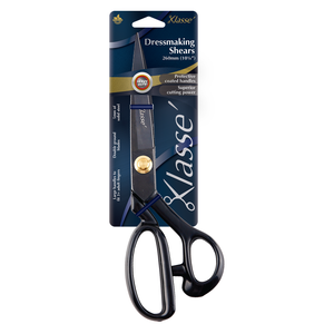 Dressmaking Scissors Pro 10.25" - Klasse Pro Dressmaking Shears Black Steel