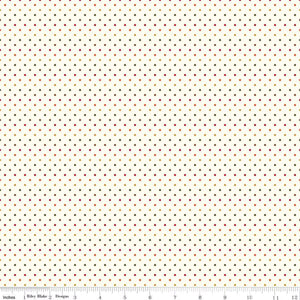 Swiss Dot Le Creme Autumn - Riley Blake Design