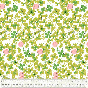 Cricket Clover Pink Studio Edit - Heather Ross for Windham Fabrics