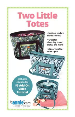 Two Little Totes Pattern  - By Annie Pattern