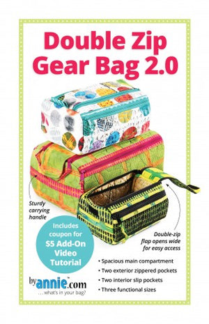 Double Zip Gear Bag 2.0 - By Annie