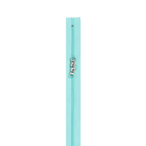 Happy Zippers Aqua 16" - Lori Holt for Riley Blake Designs