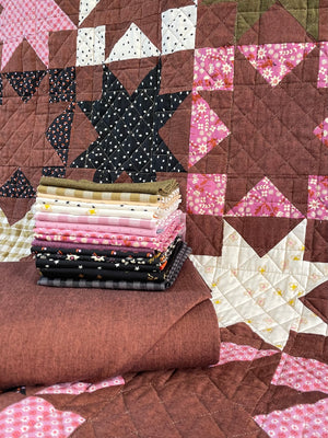 Duval Star Fat Quarter Bundle (15) - Ruby Star and Ginghams