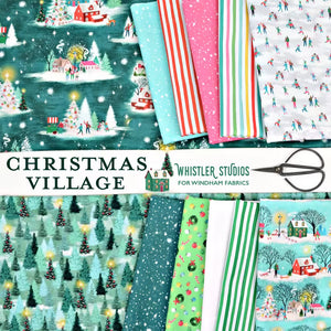 Christmas Village Fat Quarter Bundle - Whistler Studios Windham Fabrics
