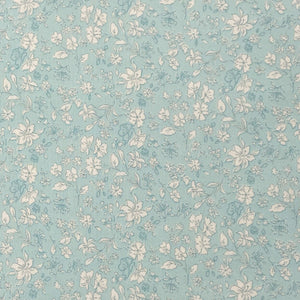 Aqua Floral Fiore Collection - Maya Ootani  for Handworks Fabrics