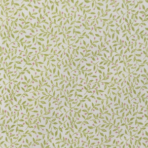 Trailing Vine Green - Homey Collection Handworks Fabrics