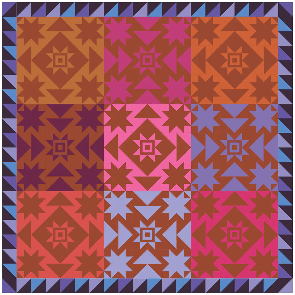 Everett Star Quilt Pattern - Then Came June