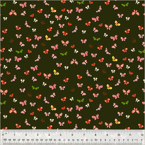 Butterflies Mud Studio Edit - Heather Ross for Windham Fabrics
