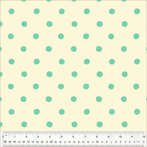 Dots Aqua Studio Edit - Heather Ross for Windham Fabrics