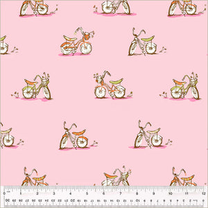 Dream Bike Pink Studio Edit (FQ)- Heather Ross for Windham Fabrics