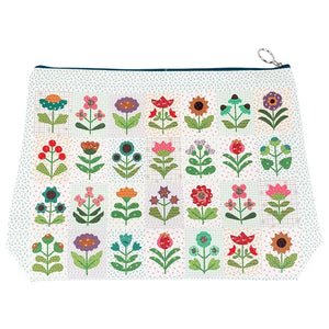 Gentler Times Vinyl Zipper Project Bag - Lori Holt of Bee In My Bonnet