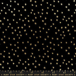 Starry Mini Stars Black and Gold - Alexia  Abegg for Ruby Star Society