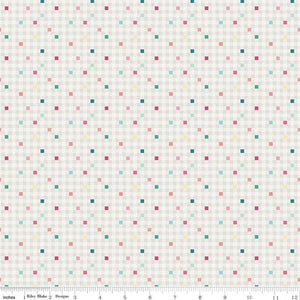 Precious Petites Gingham Confetti (FQ) - Gerri Robinson Riley Blake Designs