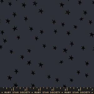 Starry New Charcoal - Alexia Abegg Ruby Star Society Fabrics