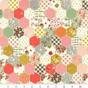 Bloomberry Multi Cheater Print - Minki Kim Riley Blake Design