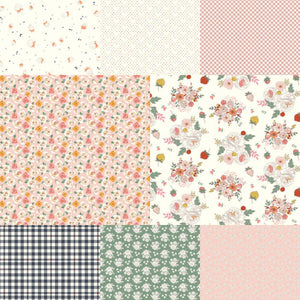 Bloomberry Cream Half Yard Bundle (8) - Minki Kim Riley Blake Design