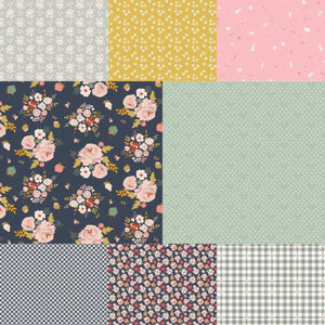 Bloomberry Midnight Half Yard Bundle (8) - Minki Kim Riley Blake Design