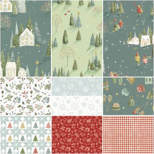 Magical Winterland Winter Half Yard Bundle (10)- Lisa Audit for Riley Blake Designs