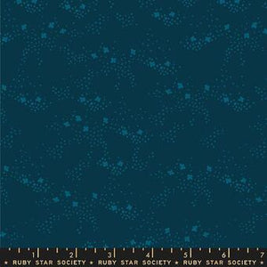 Dog Park Field Teal Navy Fat Quarter- Sarah Watts Ruby Star Society