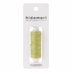 Hidamari Sashiko Thread Green Tea #15 - Cosmo Lecien Japan