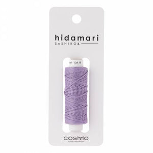 Hidamari Sashiko Thread Lavender #19 - Cosmo Lecien Japan