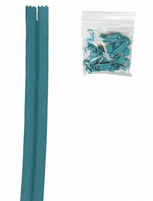 Zippers By The Yard Emerald - By Annie