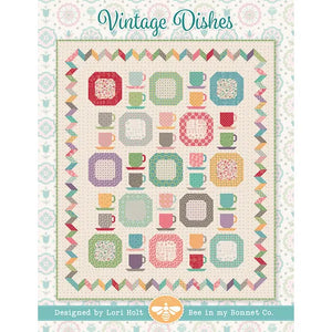 Vintage Dishes Quilt Pattern - Lori Holt of Bee In My Bonnet