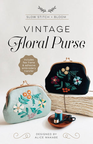 Vintage Floral Purse Kit - Zakka Workshop