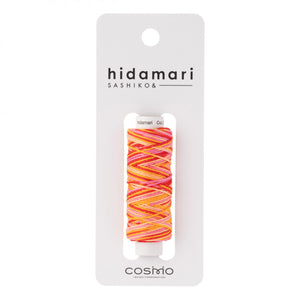 Hidamari Sashiko Variegated Thread Tequila Sunrise #301 - Cosmo Lecien Japan