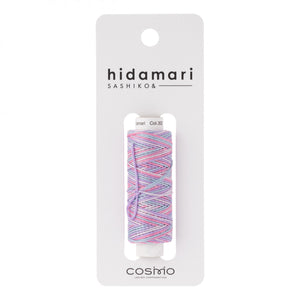 Hidamari Sashiko Variegated Thread Cotton Candy #302 - Cosmo Lecien Japan