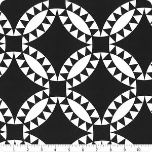 Perfect Points Black & White Pickle Dish - Whistler Studios for Windham Fabrics