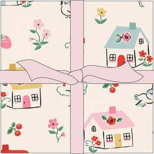 Home Sweet Home Charm Squares -Home Sweet Home Poppie Cotton