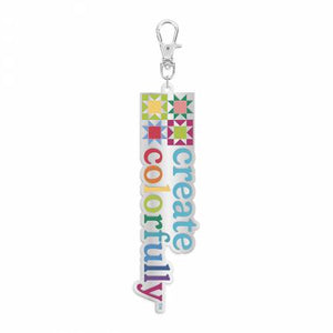 Create Colorfully Zipper Pull - Riley Blake Zipper Pull