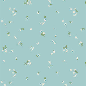 Marigold Foraging Flutter Mist - Maureen Cracknell Art Gallery Fabrics